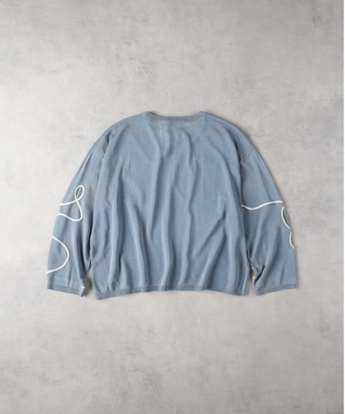 Right-on（ライトオン）の「【HONEYSUCKLE ROSE】コード刺繍プルオーバー（その他トップス・レディース・オフホワイト/ブルー・L/M）」の3枚目の写真
