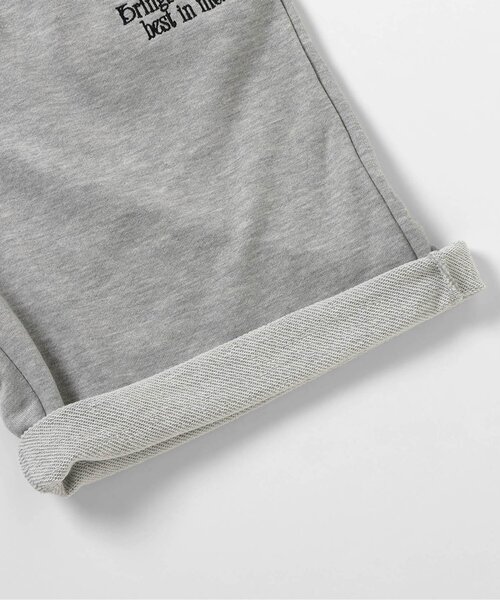 algy（アルジー）の「スウェットワイドハーフパンツ（スウェットパンツ・キッズ・グレー/オフホワイト/ブラック・XX-SMALL/X-SMALL/SMALL/MEDIUM）」の5枚目の写真