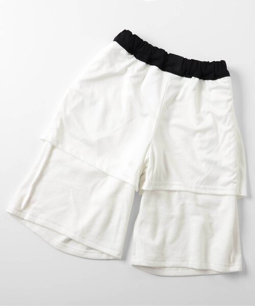 algy（アルジー）の「スウェットワイドハーフパンツ（スウェットパンツ・キッズ・グレー/オフホワイト/ブラック・XX-SMALL/X-SMALL/SMALL/MEDIUM）」の7枚目の写真