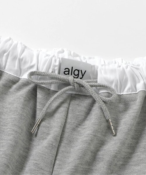 algy（アルジー）の「スウェットワイドハーフパンツ（スウェットパンツ・キッズ・グレー/オフホワイト/ブラック・XX-SMALL/X-SMALL/SMALL/MEDIUM）」の11枚目の写真