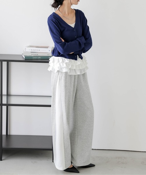 La-gemme(ラジェム)の「サイド切り替えスウェットパンツ(スウェットパンツ・レディース・グレー/ブラック・フリー)」の16枚目の写真