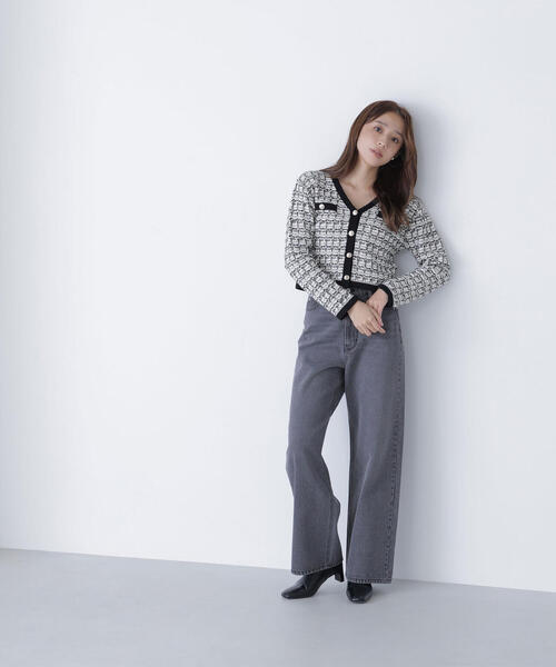 ワイドストレートデニムパンツ♡ナチュラルビューティーベーシック ◇ワイドストレートデニムパンツ（デニムパンツ）｜NATURAL