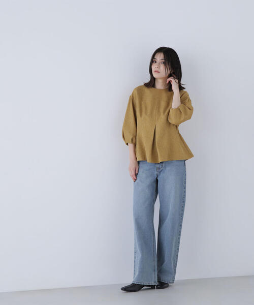 ワイドストレートデニムパンツ♡ナチュラルビューティーベーシック ◇ワイドストレートデニムパンツ（デニムパンツ）｜NATURAL