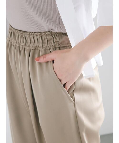 Te chichi（テチチ）の「サテンドロストヘムパンツ（その他パンツ・レディース・カーキ/モカ・F）」の13枚目の写真