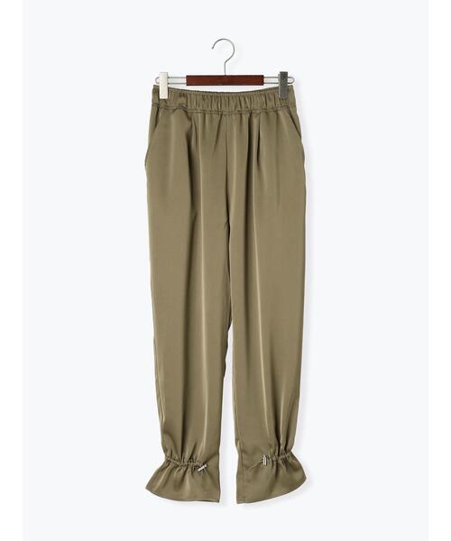 Te chichi（テチチ）の「サテンドロストヘムパンツ（その他パンツ・レディース・カーキ/モカ・F）」の16枚目の写真