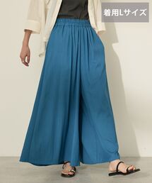 (選べる丈2サイズ)接触冷感ギャザースカーチョ【WEB限定カラー有り】