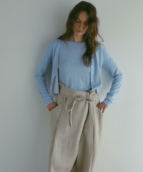 ETRE TOKYO（エトレトウキョウ）の「フロントデザインハイウエストパンツ（その他パンツ・レディース・ホワイト/ベージュ・S/M）」の5枚目の写真