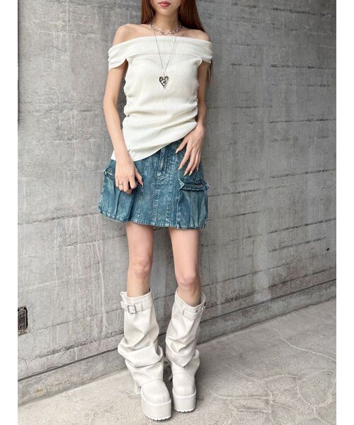 EVRIS(エヴリス)の「2WAYサボ&カバーブーツ(ブーツ・レディース・ブラック/ホワイト・SMALL/MEDIUM/LARGE)」の12枚目の写真