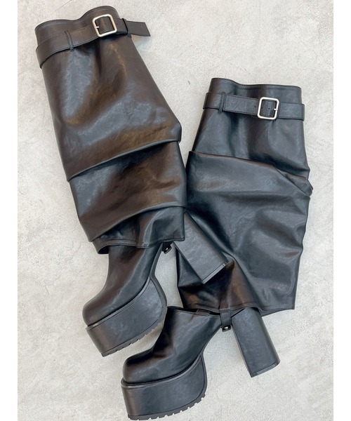 EVRIS（エヴリス）の「2WAYサボ&カバーブーツ（ブーツ）」 - WEAR