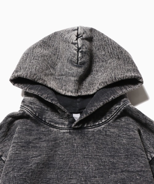 LOS ANGELES APPAREL(ロサンゼルスアパレル)の「【50%OFF】Los Angeles Apparel/ロサンゼルスアパレル MW hooded ミネラルウォッシュフーディー ヴィンテージ風 パーカー ウォッシュ加工(パーカー・メンズ・ブラウン/ブラック/グレー・S/XL/M/L)」の9枚目の写真