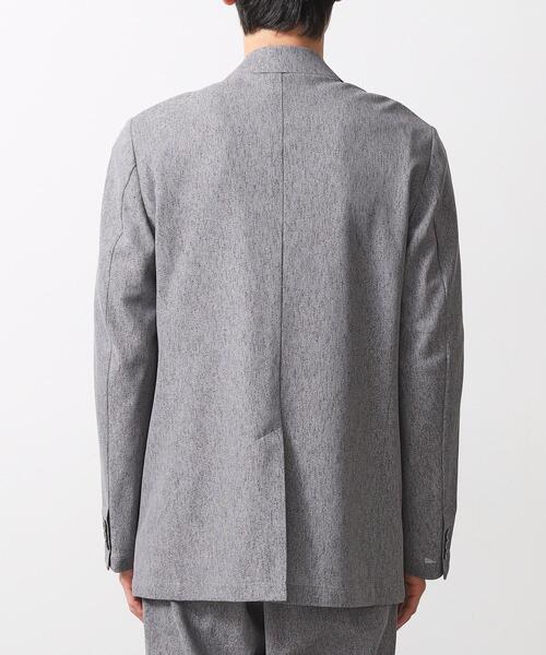 THE SHOP TK （ザ ショップ ティーケー ）の「シャリルジャージジャケット　洗濯機OK/吸水速乾/イージーケア/セットアップ可（テーラードジャケット・メンズ・ライトグレー/ネイビー・01/02/03/04）」の11枚目の写真