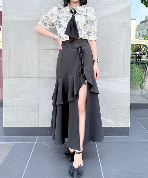 NOMAE（ノーマエ）の「スカーフ付きブラウス（シャツ/ブラウス・レディース・ブラック系その他/ブラック/ホワイト/ピンク/ピンク系その他・FREE）」の21枚目の写真