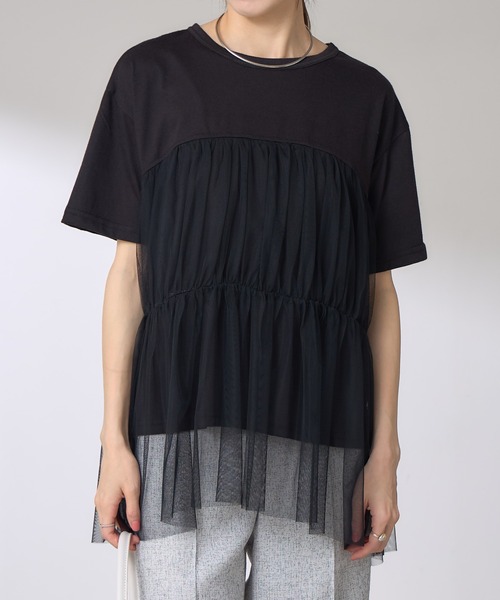 ZOZO限定】ビスチェ風シアードッキングトップス（Tシャツ
