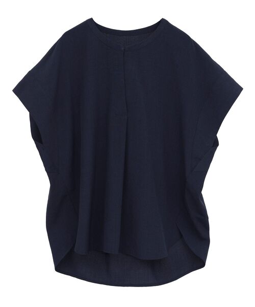 YECCA VECCA（イェッカヴェッカ）の「タックスキッパーブラウス（シャツ/ブラウス・レディース・ライトグレー/イエロー/ネイビー・FREE）」の9枚目の写真