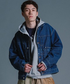 【rebear by Johnbull】パッチワークデニムジャケット