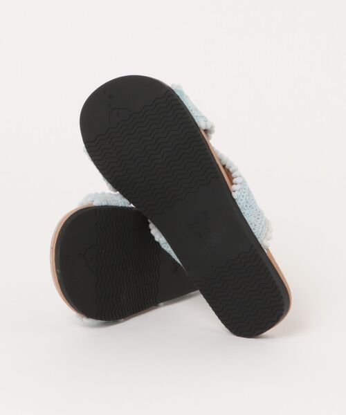 shoes365(シューズスリーシックスファイヴ)の「クロス編みデザインサンダル (SS)(サンダル・レディース・グリーン/オフホワイト/イエロー/ブルー/ブラウン・22.5cm/23.5cm/24.5cm/23.0cm/24.0cm/25.0cm)」の7枚目の写真