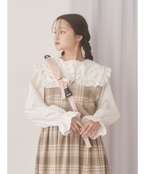 【新品タグ付き】メリージェニー merry jenny ワンショルダーバッグ merry jenny (メリージェニー)'ribbonワンショルダーバッグ'' 25