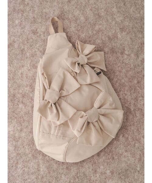 merry jenny（メリージェニー）の「ribbonワンショルダーバッグ（ショルダーバッグ・レディース・ブラック/オフホワイト/グレー/ライトグレー/ピンク/ブラウン/ベージュ・FREE）」の14枚目の写真