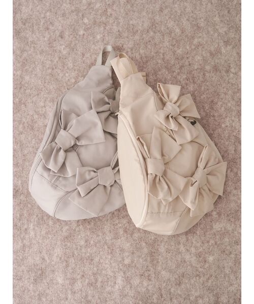 merry jenny（メリージェニー）の「ribbonワンショルダーバッグ（ショルダーバッグ・レディース・ブラック/オフホワイト/グレー/ライトグレー/ピンク/ブラウン/ベージュ・FREE）」の17枚目の写真