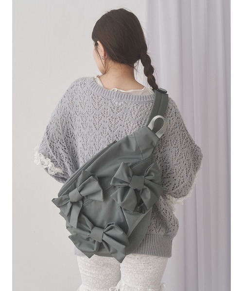 ribbonワンショルダーバッグ（ショルダーバッグ）｜merry jenny