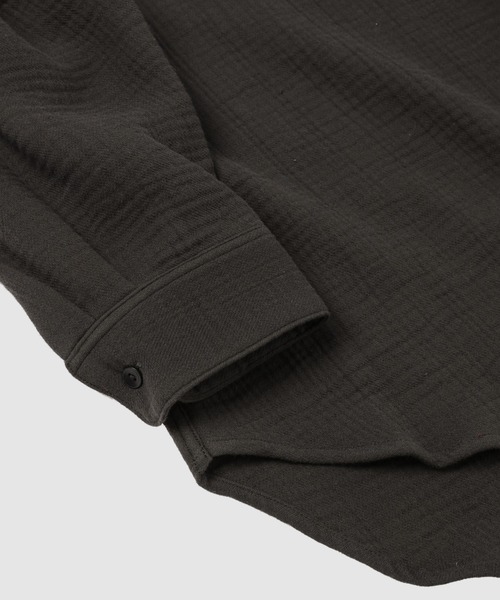 WhoWhat（フーワット）の「6 LAYERS GAUZE HENRY NECK SHIRT（Tシャツ/カットソー・メンズ・チャコール/ネイビー/ワインレッド・M）」の6枚目の写真