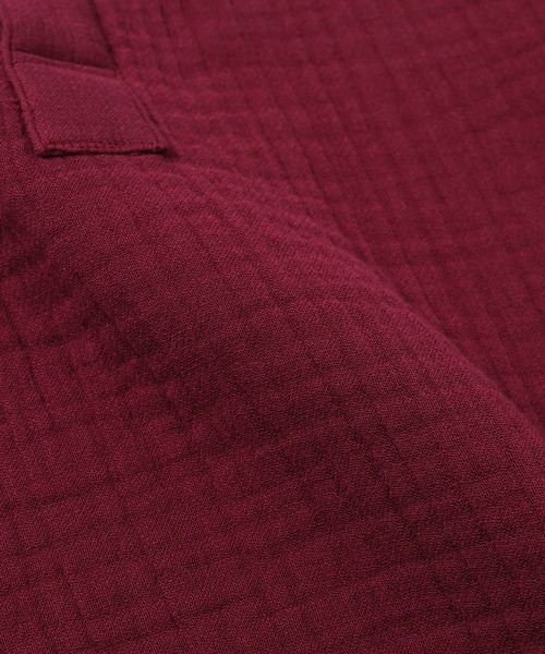 WhoWhat（フーワット）の「6 LAYERS GAUZE HENRY NECK SHIRT（Tシャツ/カットソー・メンズ・チャコール/ネイビー/ワインレッド・M）」の9枚目の写真