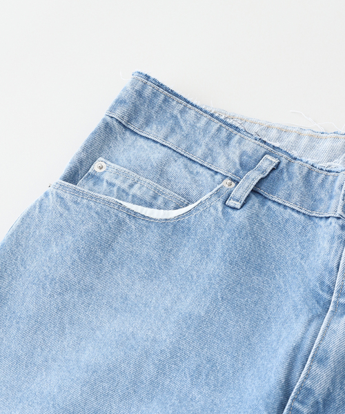 CAMIEL FORTGENS カットオフデニムパンツ カミエルフォート camielfortgens カット オフ デニム パンツ ジ