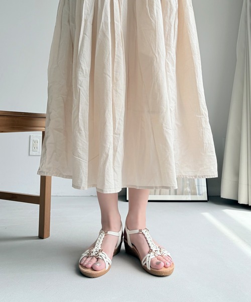 LUGG NAGG（ラグナグ）の「【軽量】バックバンドリゾートウェッジサンダル【簡単着脱】（サンダル・レディース・ブラック/ホワイト/ベージュ・M/L/LL/S）」の5枚目の写真