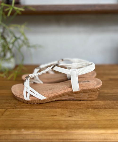 LUGG NAGG（ラグナグ）の「【軽量】バックバンドリゾートウェッジサンダル【簡単着脱】（サンダル・レディース・ブラック/ホワイト/ベージュ・M/L/LL/S）」の13枚目の写真