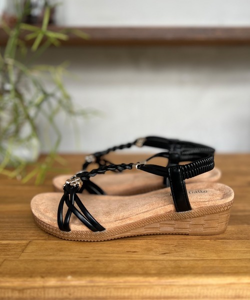 LUGG NAGG（ラグナグ）の「【軽量】バックバンドリゾートウェッジサンダル【簡単着脱】（サンダル・レディース・ブラック/ホワイト/ベージュ・M/L/LL/S）」の14枚目の写真