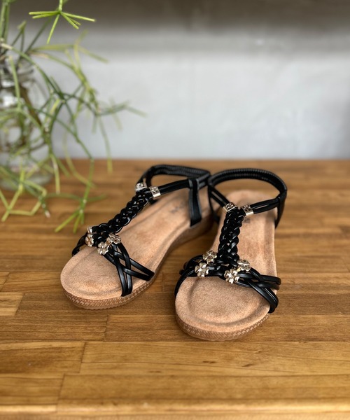 LUGG NAGG（ラグナグ）の「【軽量】バックバンドリゾートウェッジサンダル【簡単着脱】（サンダル・レディース・ブラック/ホワイト/ベージュ・M/L/LL/S）」の15枚目の写真