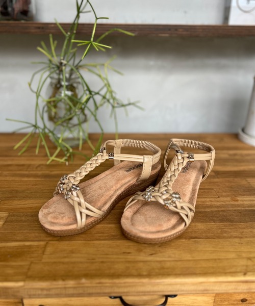 LUGG NAGG（ラグナグ）の「【軽量】バックバンドリゾートウェッジサンダル【簡単着脱】（サンダル・レディース・ブラック/ホワイト/ベージュ・M/L/LL/S）」の16枚目の写真