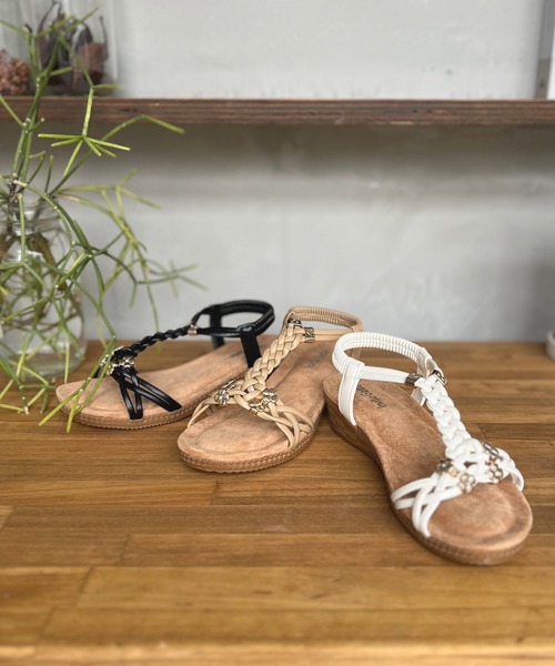 LUGG NAGG（ラグナグ）の「【軽量】バックバンドリゾートウェッジサンダル【簡単着脱】（サンダル・レディース・ブラック/ホワイト/ベージュ・M/L/LL/S）」の20枚目の写真