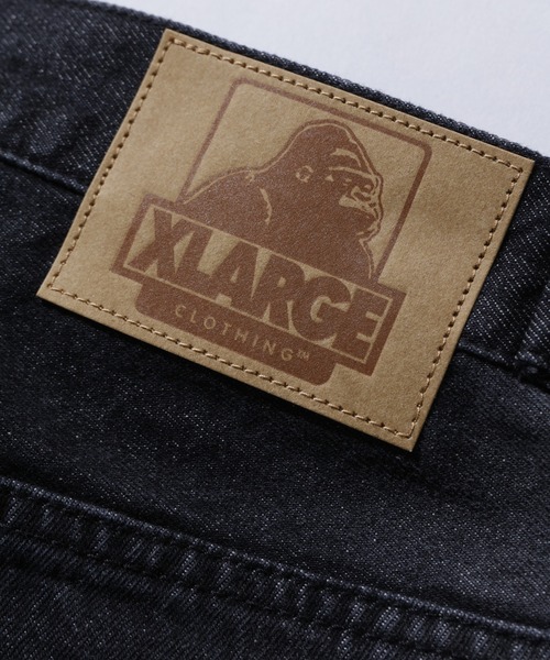 XLARGE(エクストララージ)の「SIDE FADED BAGGY DENIM PANTS(デニムパンツ・メンズ・ブラック/ブラウン/パープル・30inch/32inch/34inch/36inch)」の7枚目の写真