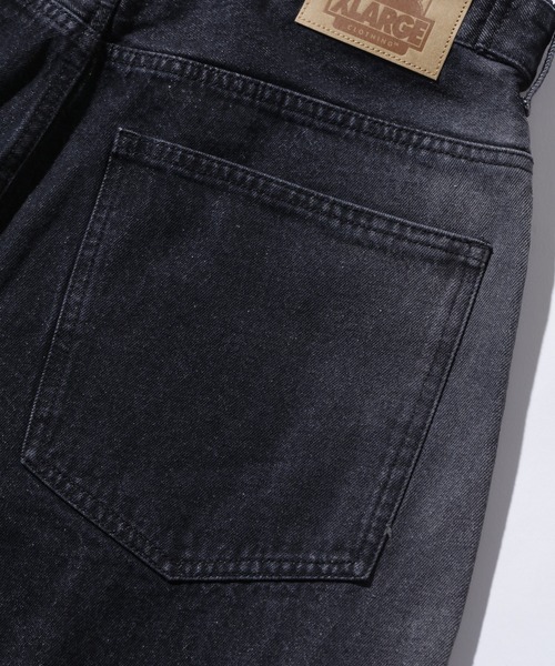 XLARGE(エクストララージ)の「SIDE FADED BAGGY DENIM PANTS(デニムパンツ・メンズ・ブラック/ブラウン/パープル・30inch/32inch/34inch/36inch)」の5枚目の写真