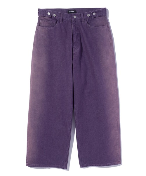 XLARGE(エクストララージ)の「SIDE FADED BAGGY DENIM PANTS(デニムパンツ・メンズ・ブラック/ブラウン/パープル・30inch/32inch/34inch/36inch)」の19枚目の写真