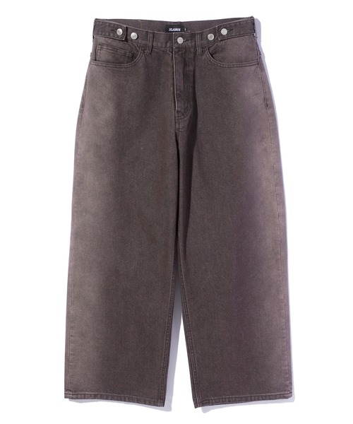 XLARGE(エクストララージ)の「SIDE FADED BAGGY DENIM PANTS(デニムパンツ・メンズ・ブラック/ブラウン/パープル・30inch/32inch/34inch/36inch)」の20枚目の写真