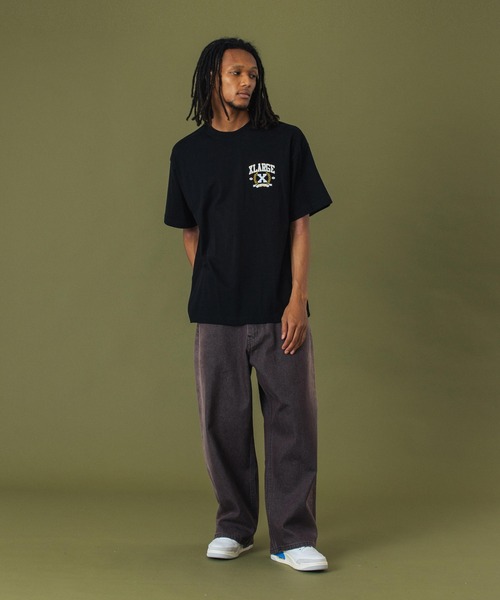 XLARGE(エクストララージ)の「SIDE FADED BAGGY DENIM PANTS(デニムパンツ・メンズ・ブラック/ブラウン/パープル・30inch/32inch/34inch/36inch)」の10枚目の写真