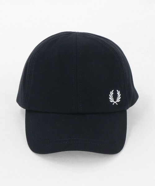 FRED PERRY（フレッドペリー）の「＜FRED PERRY＞カノコ ロゴ キャップ（キャップ・メンズ・ネイビー/ブラック/ナチュラル・FREE）」の5枚目の写真