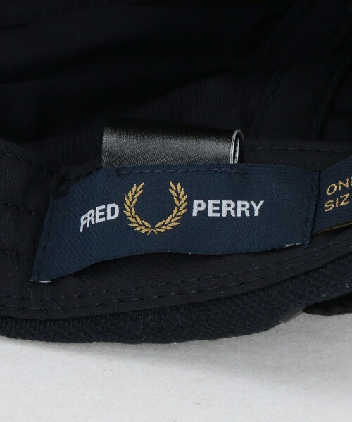 FRED PERRY(フレッドペリー)の「<FRED PERRY>カノコ ロゴ キャップ(キャップ・メンズ・ネイビー/ブラック/ナチュラル・FREE)」の6枚目の写真