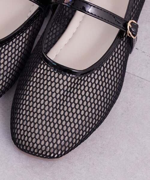 mystic（ミスティック）の「メッシュパンプス（パンプス・レディース・ブラック/アイボリー・22.5cm/24.5cm/23.5cm）」の13枚目の写真