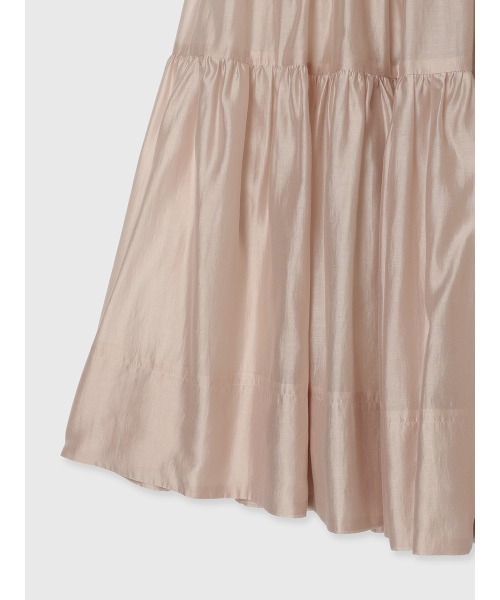 anuans（アニュアンス）の「テンセルリッチオーガンティアードスカート（スカート・レディース・ホワイト/ブラック/ピンクベージュ・S/M）」の13枚目の写真