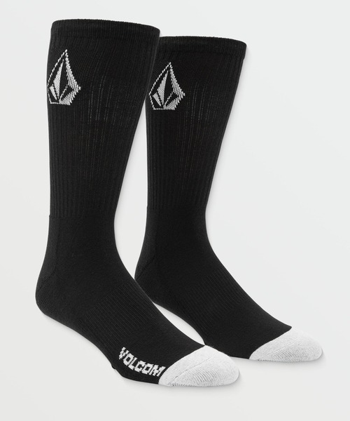VOLCOM（ボルコム）の「【VOLCOM/ボルコム】 Full Stone Mix Socks 3pk/ロゴ3足セットソックス（靴下）（ソックス/靴下・メンズ・マルチ・FREE）」の2枚目の写真