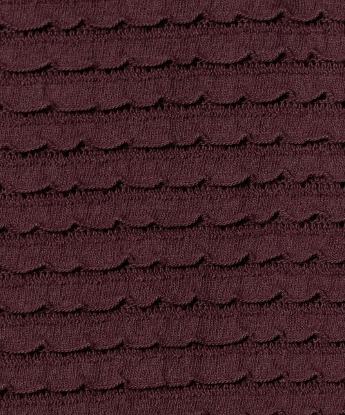 Steven Alan（スティーブンアラン）の「＜Steven Alan＞ウェイビー ジャージー ショートスリーブ Tシャツ（Tシャツ/カットソー・レディース・ワイン/オフホワイト/ネイビー・FREE）」の16枚目の写真