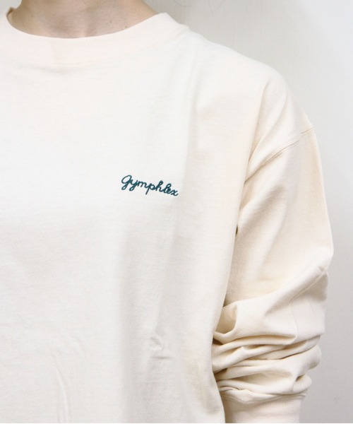 GYMPHLEX（ジムフレックス）の「Gymphlex/ジムフレックス　クルーネックプルオーバー　CREW NECK PULLOVER　GY-0486 HKT（ウィメンズ）（Tシャツ/カットソー・レディース・トップグレー/サックスブルー/ダークネイビー/ナチュラル・14）」の9枚目の写真