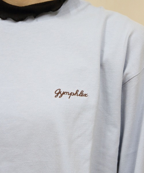 GYMPHLEX（ジムフレックス）の「Gymphlex/ジムフレックス　クルーネックプルオーバー　CREW NECK PULLOVER　GY-0486 HKT（ウィメンズ）（Tシャツ/カットソー・レディース・トップグレー/サックスブルー/ダークネイビー/ナチュラル・14）」の17枚目の写真