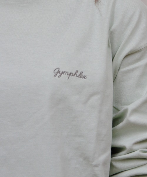 GYMPHLEX(ジムフレックス)の「Gymphlex/ジムフレックス クルーネックプルオーバー CREW NECK PULLOVER GY-C0486 HKT(ウィメンズ)(Tシャツ/カットソー・レディース・トップグレー/サックスブルー/ダークネイビー/ナチュラル/ホワイト/ライトグリーン/レッド・14)」の17枚目の写真