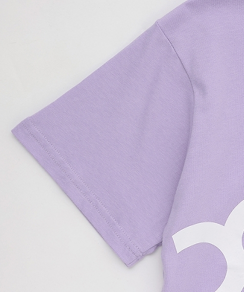 X-girl Stages(エックスガールステージス)の「【TBSドラマ フェイクマミー 着用アイテム】ビッグロゴ半袖Tシャツ(Tシャツ/カットソー・キッズ・ホワイト/ブラック/ラベンダー・80cm/90cm/110cm/120cm/130cm/140cm/100cm)」の11枚目の写真