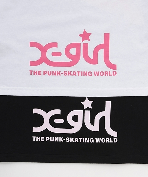 X-girl Stages(エックスガールステージス)の「【TBSドラマ フェイクマミー 着用アイテム】ビッグロゴ半袖Tシャツ(Tシャツ/カットソー・キッズ・ホワイト/ブラック/ラベンダー・80cm/90cm/110cm/120cm/130cm/140cm/100cm)」の16枚目の写真