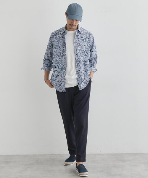 TAKEO KIKUCHI（タケオキクチ）の「コットンツイルBBキャップ（キャップ・メンズ・オフホワイト/ターコイズブルー系/ライトブルー/ブラック・00）」の14枚目の写真